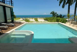 VILLA LAS DUNAS-Modern and minimalist villa on the beach, with ocean view from the rooms.