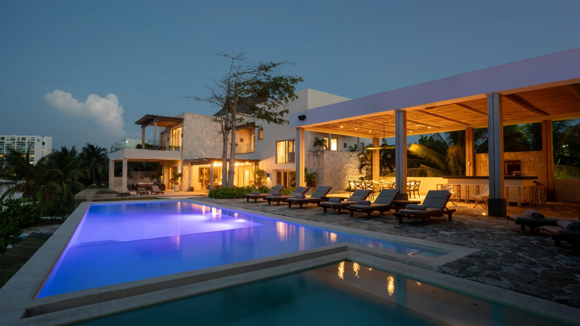 Luxury beachfront villa in Mexico with private pool by Solmar Rentals